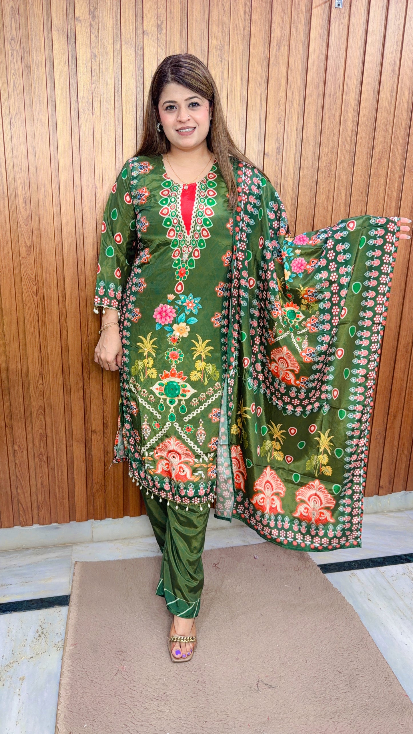 Rangrez Mirror Three Piece Suit