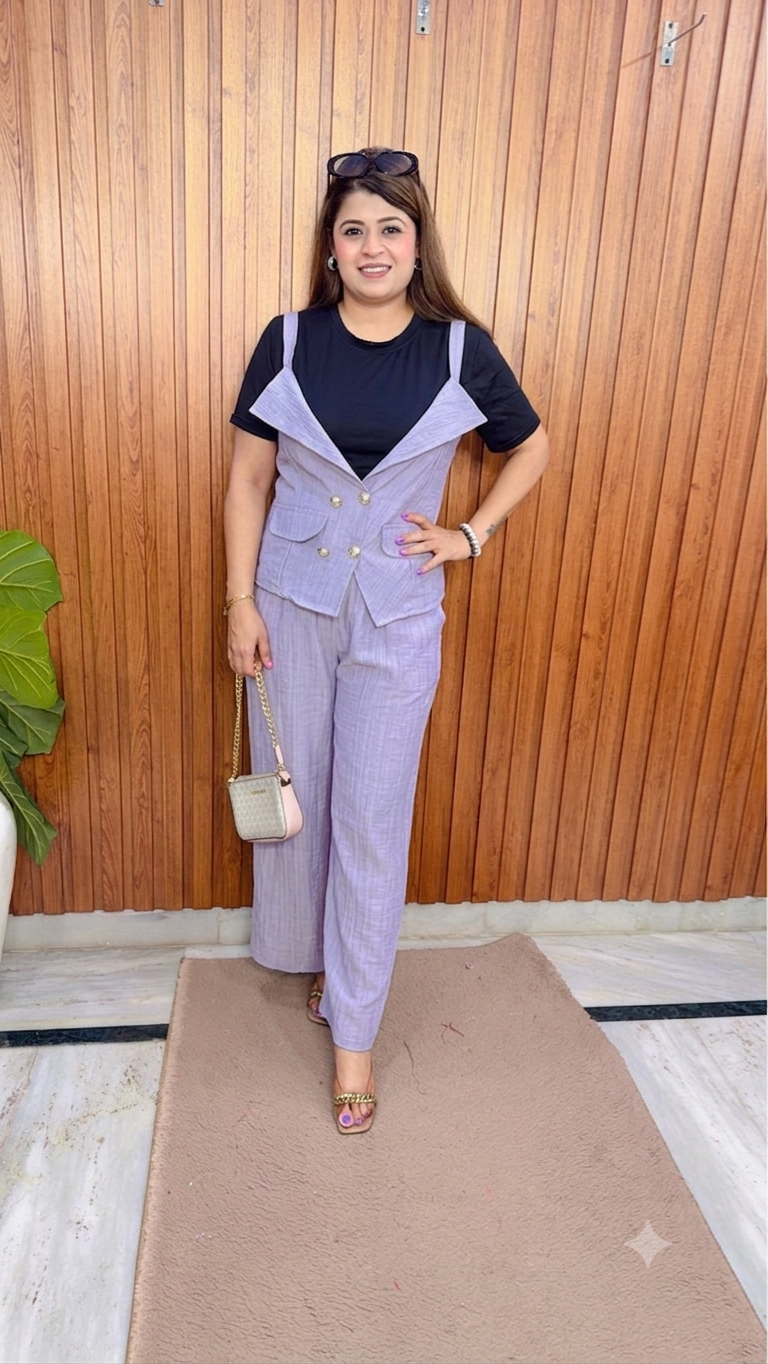 Zoe Linen Three Piece Coord Set