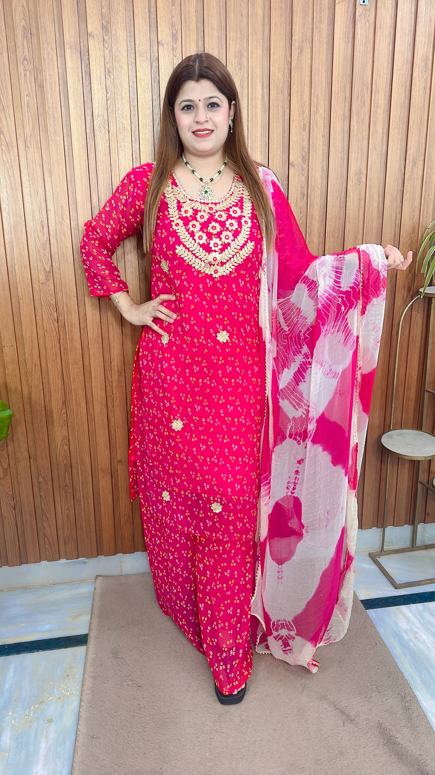Karwa special Suit with sharara set