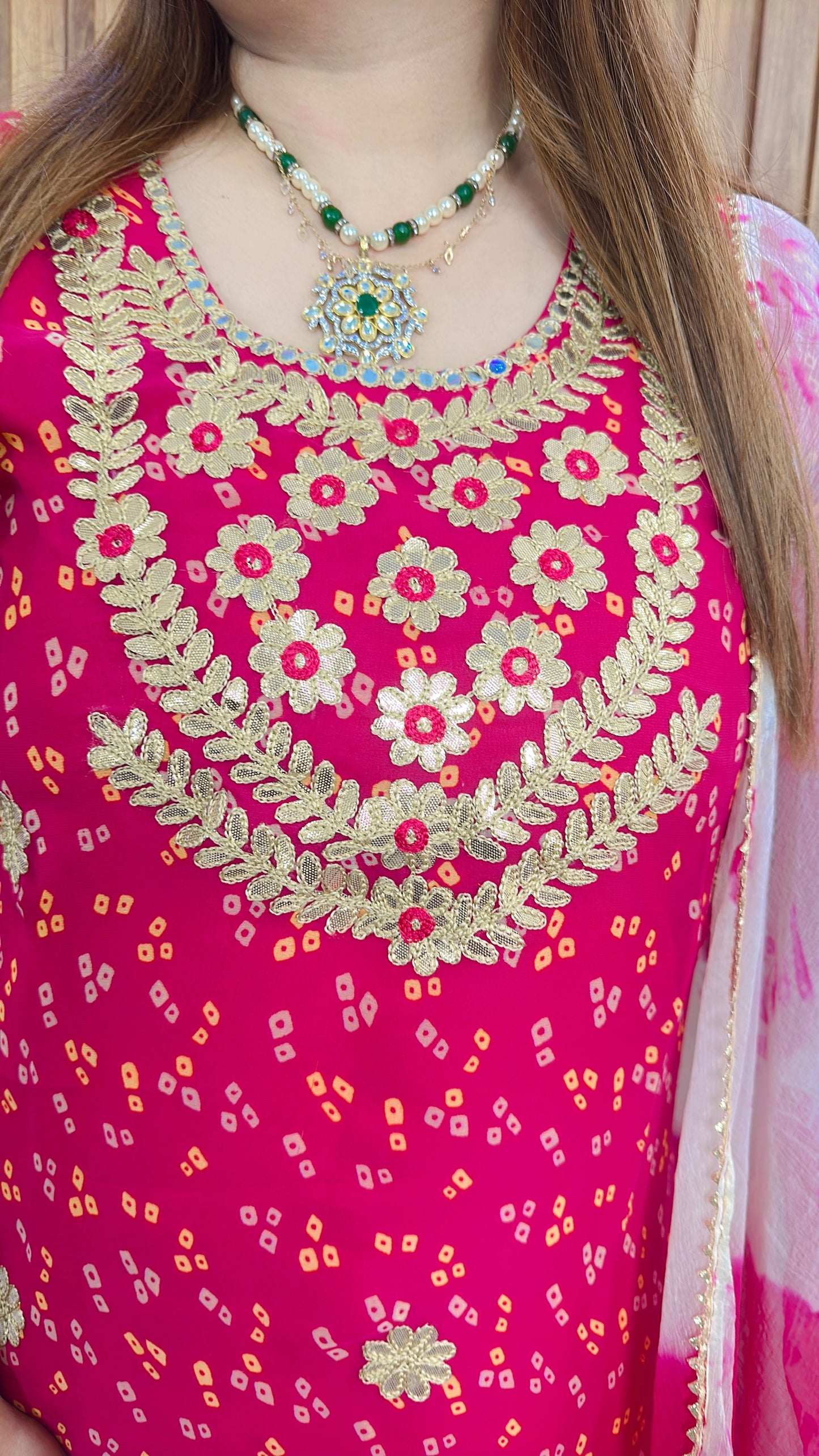 Karwa special Suit with sharara set