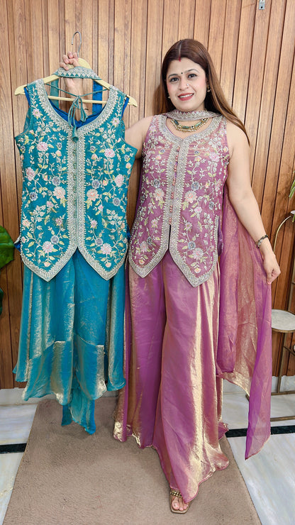 Sehhzadi Divider Three Piece Set