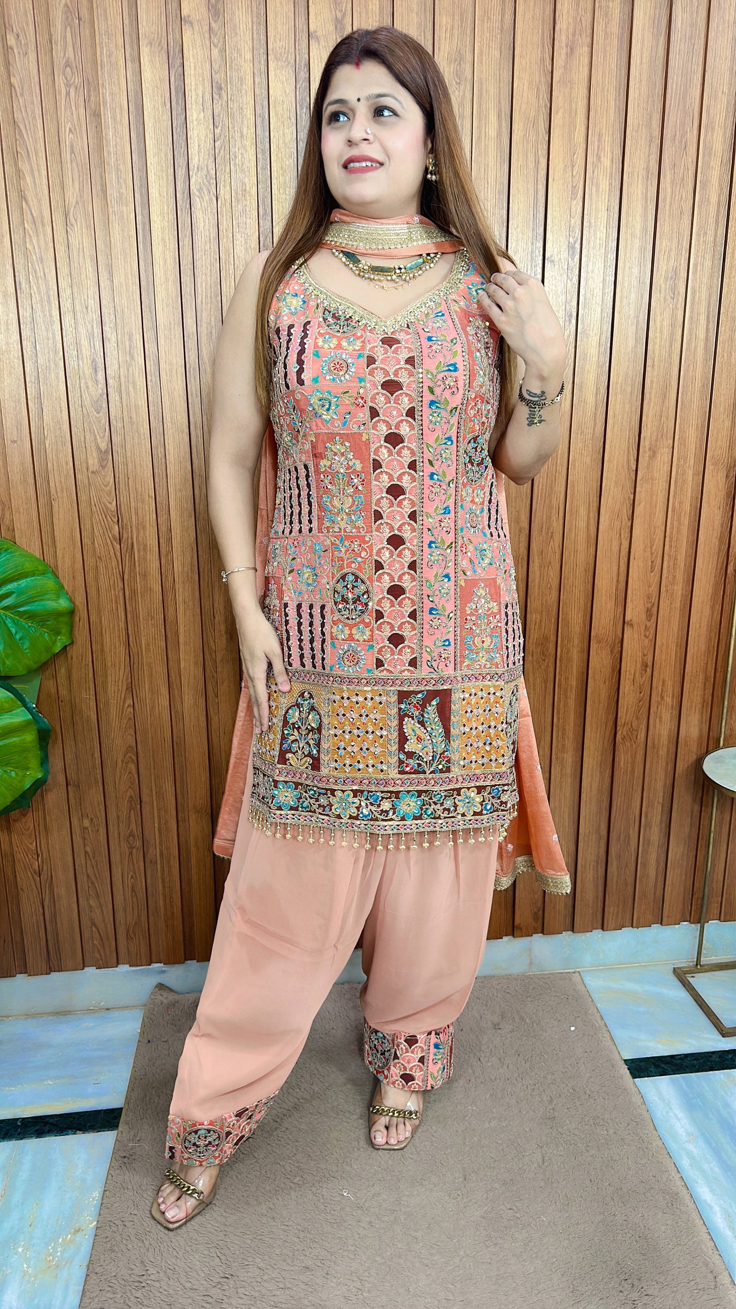 Royal Zari Farshi Salwar Suit