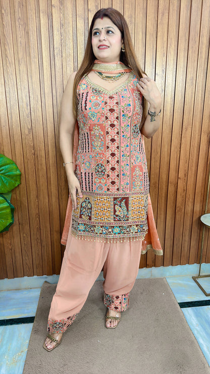 Royal Zari Farshi Salwar Suit