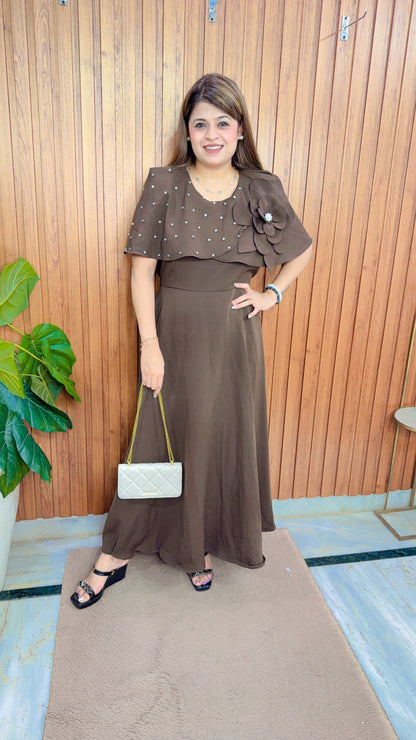 Stone Flower Imported Dress
