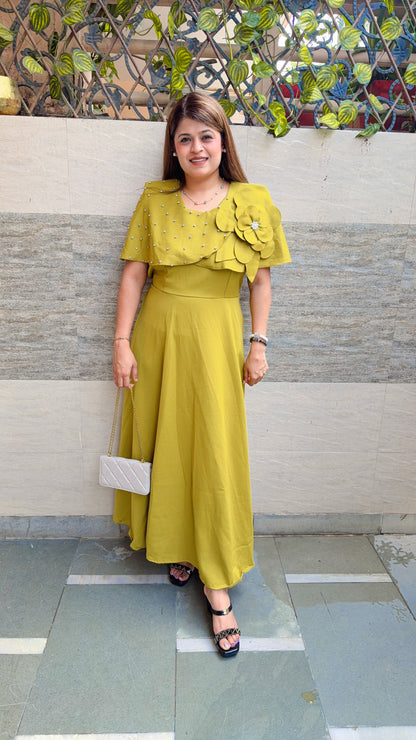 Stone Flower Imported Dress