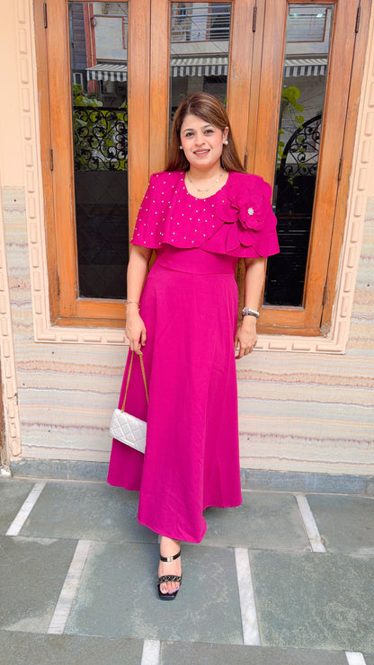 Stone Flower Imported Dress