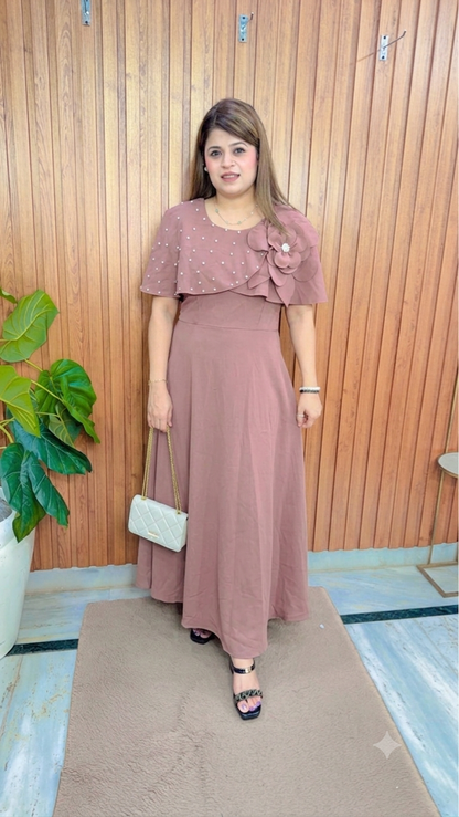 Stone Flower Imported Dress