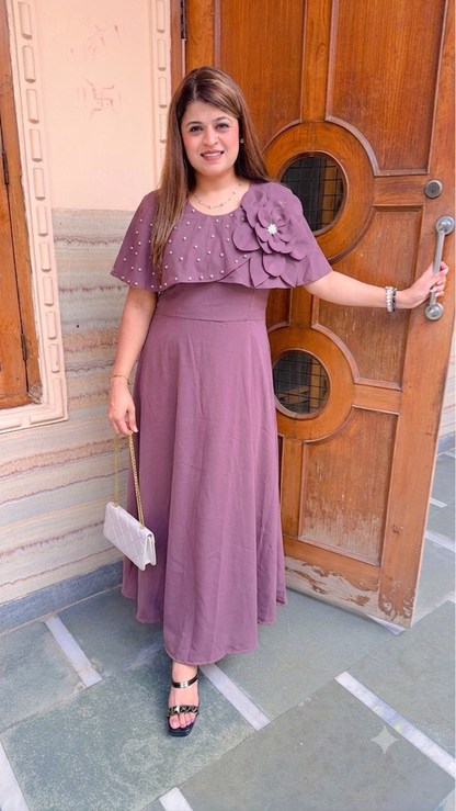 Stone Flower Imported Dress
