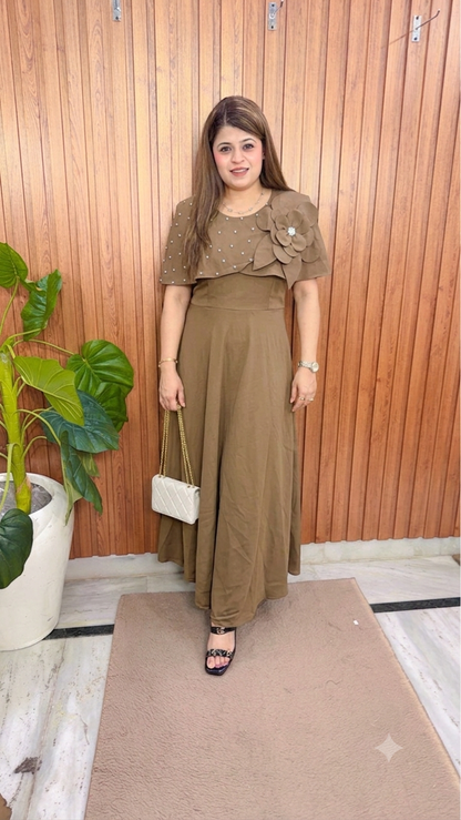 Stone Flower Imported Dress