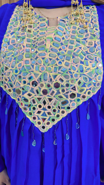 Diwali special Mirror Peplum with sharara