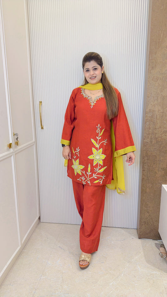 Mirror farshi heavy suit set