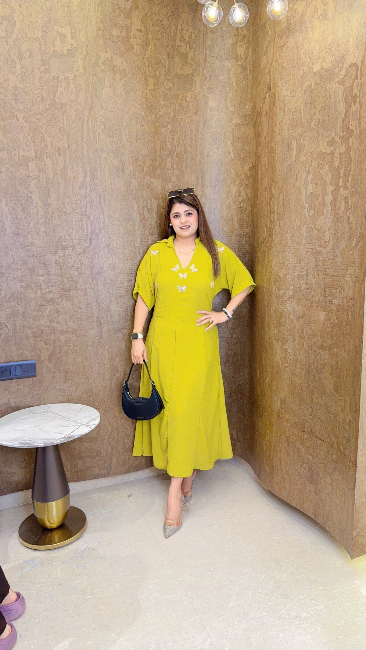 A line Butterfly dress