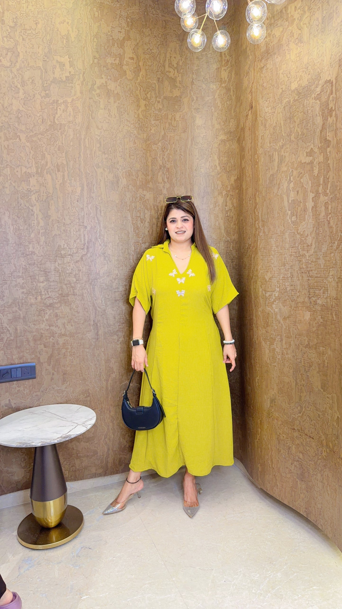 A line Butterfly dress