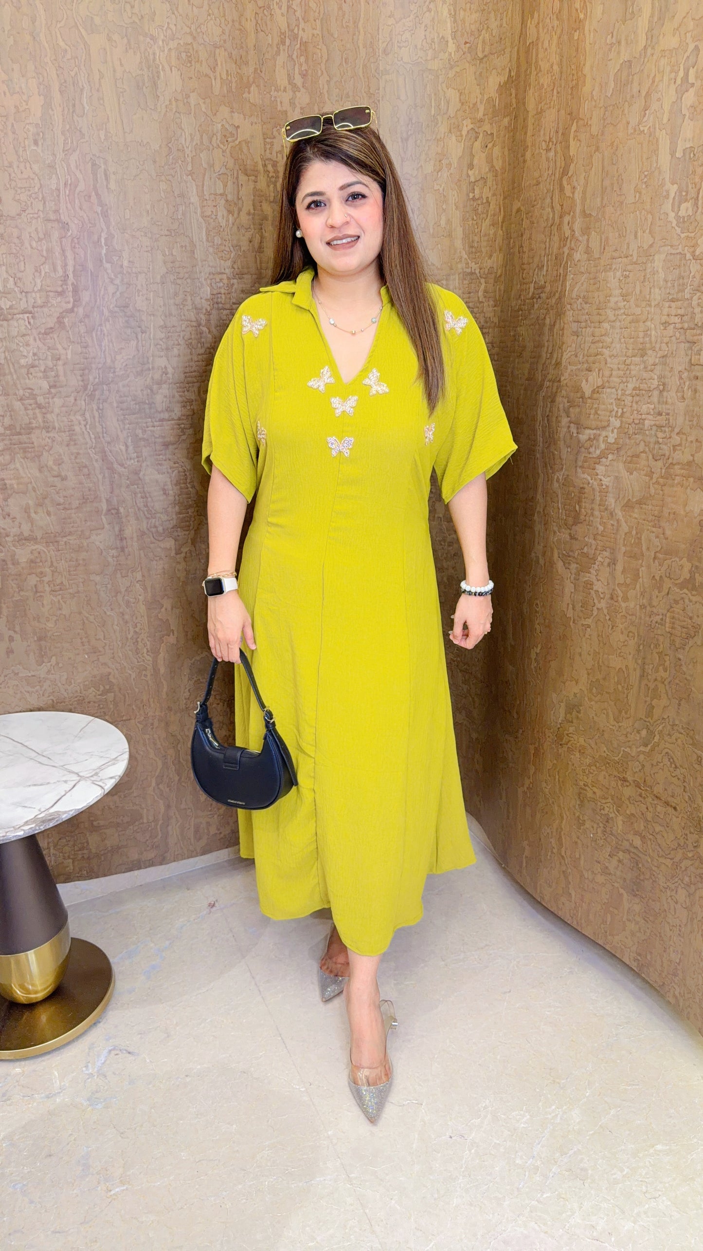 A line Butterfly dress