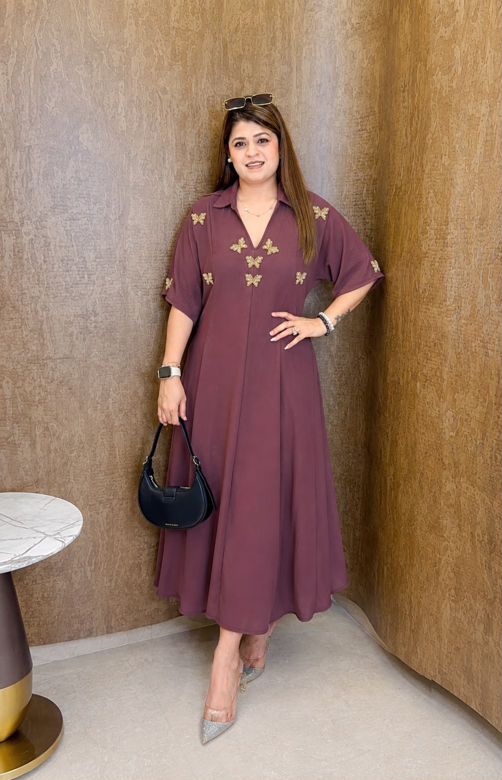 A line Butterfly dress