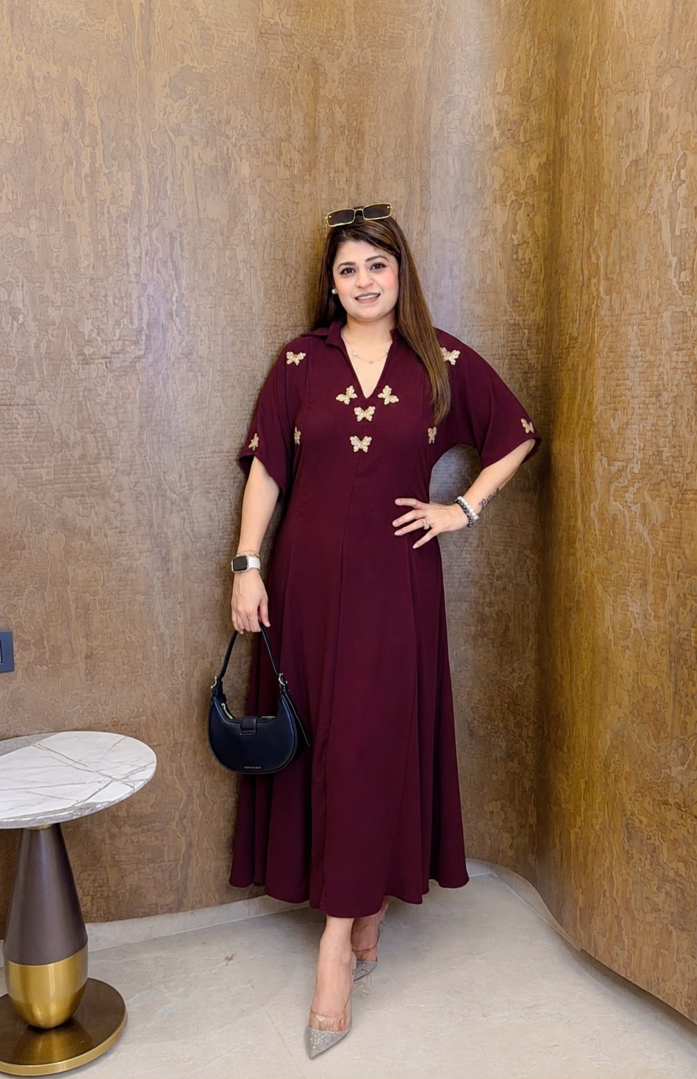 A line Butterfly dress