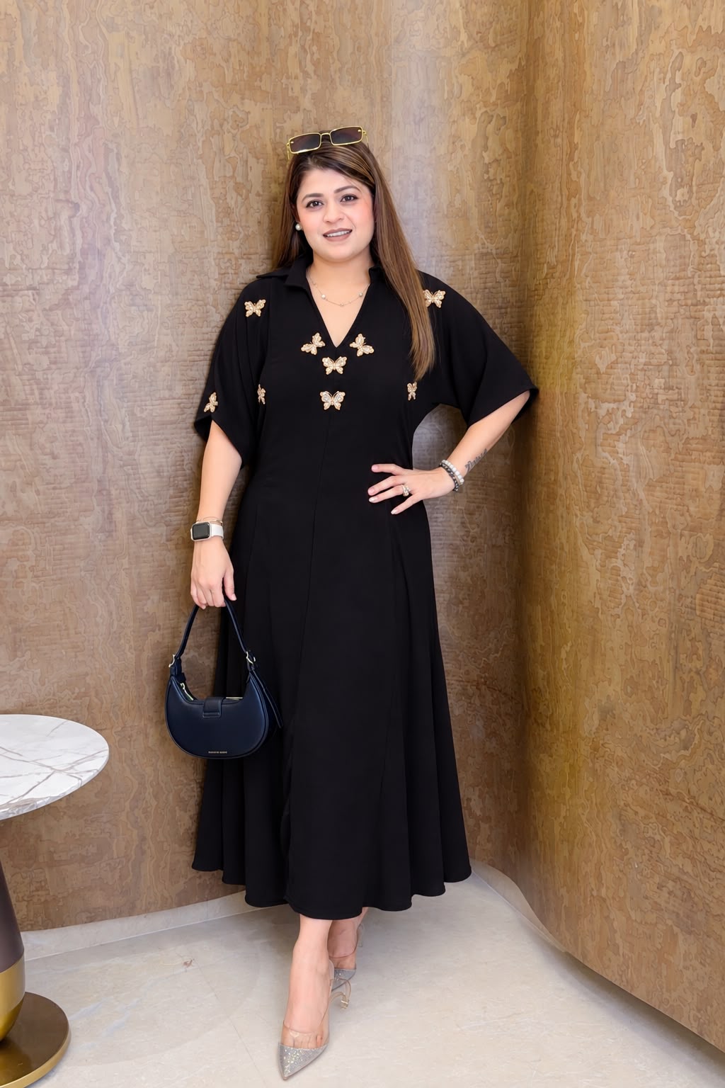 A line Butterfly dress