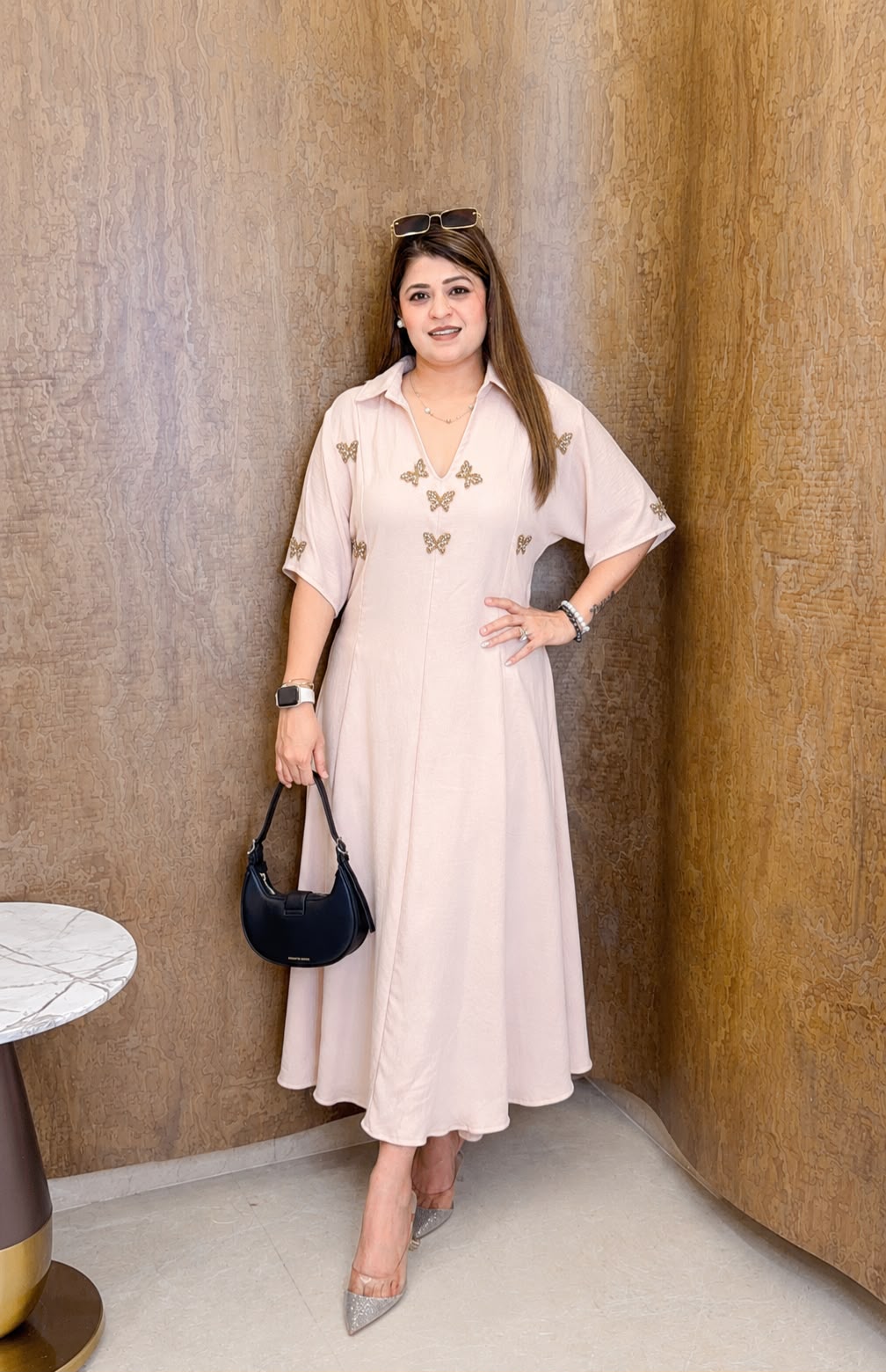 A line Butterfly dress