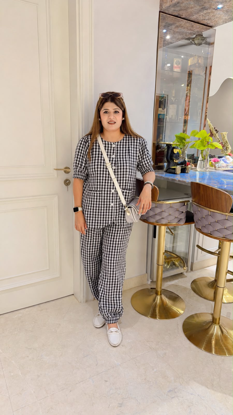 Premium Check coord set
