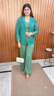 Power net premium Three Piece Coord Set