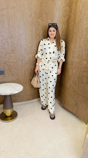 Premium full sleeve Polka coord set