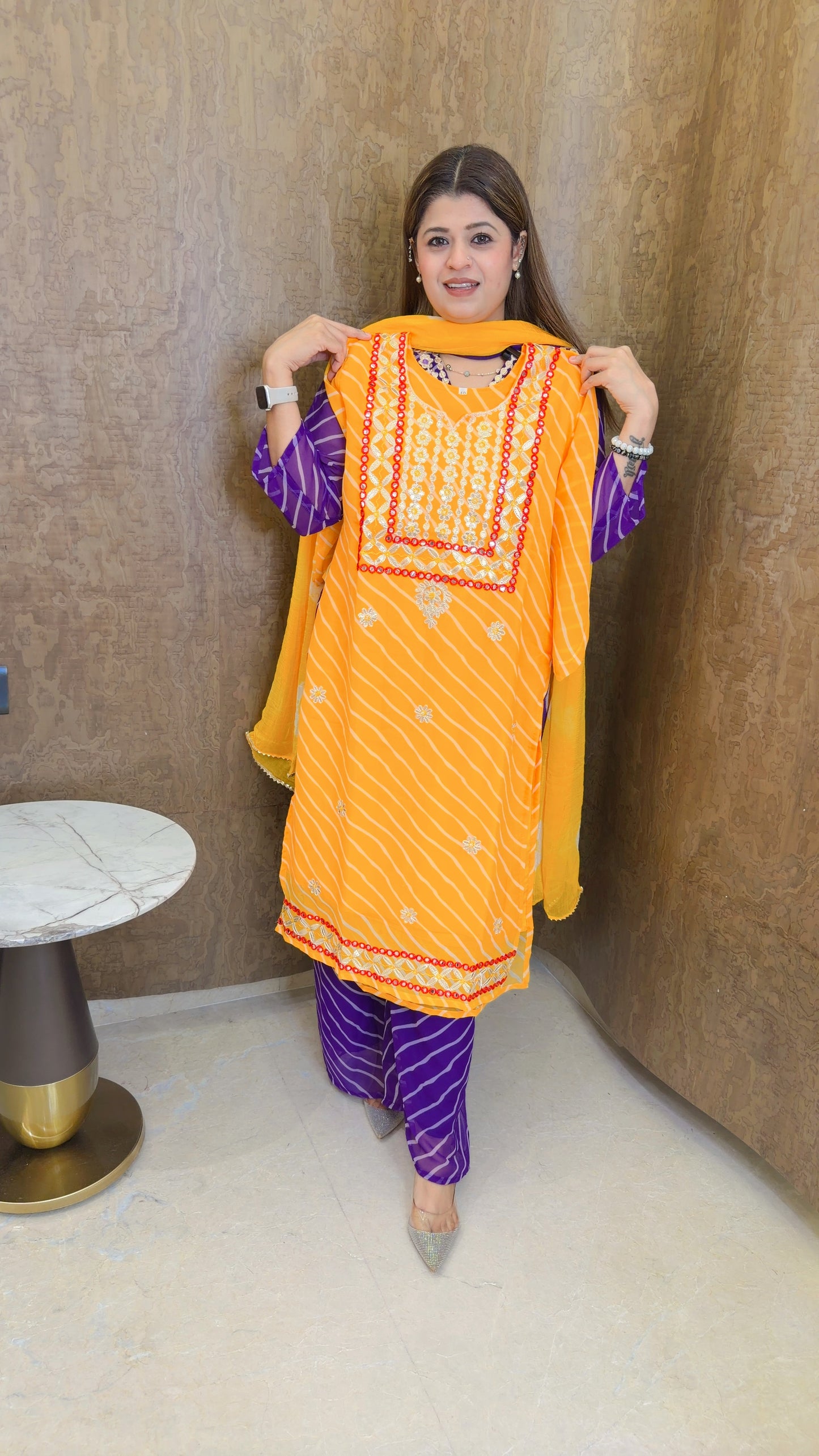 Gota Patti suit set