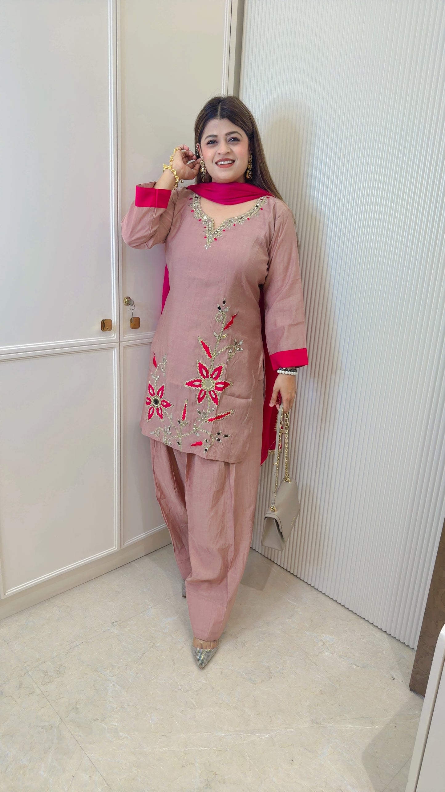 Mirror farshi heavy suit set