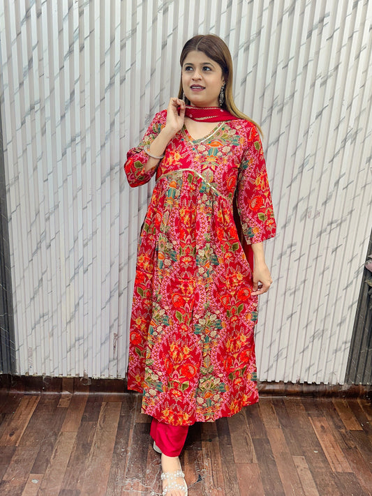 Multi Colour Alia Suit sets