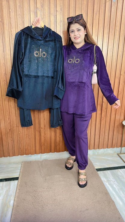 Premium  Servoski Velvet Tracksuit