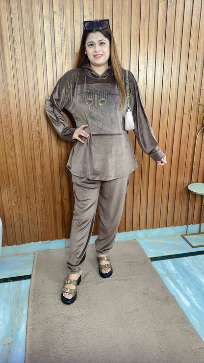 Premium  Servoski Velvet Tracksuit