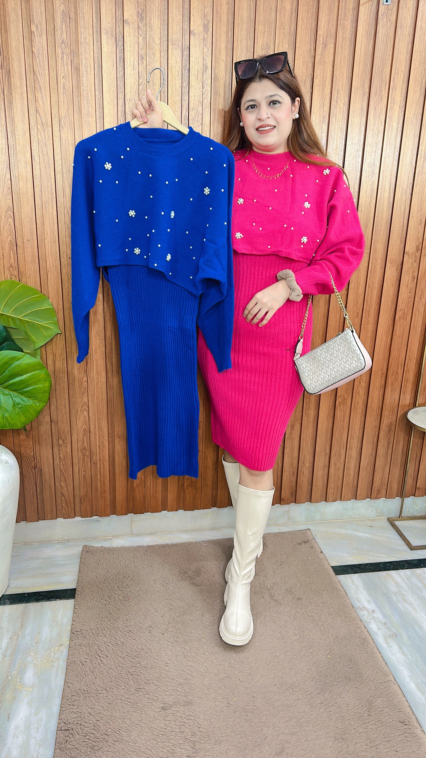 Pearl Warm knitted Dress