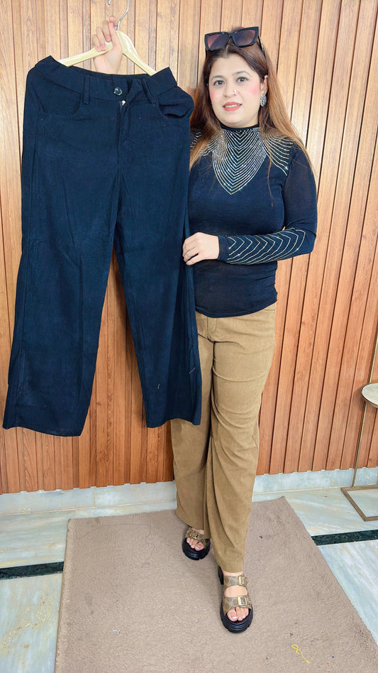 Velvet cotrise pants
