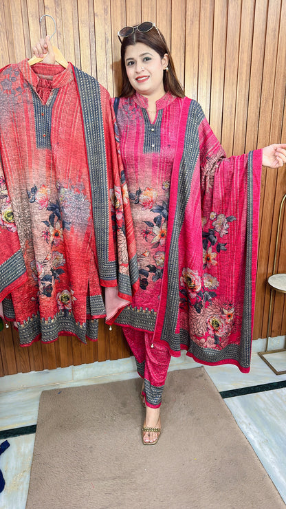 Karachi woolen suit Set