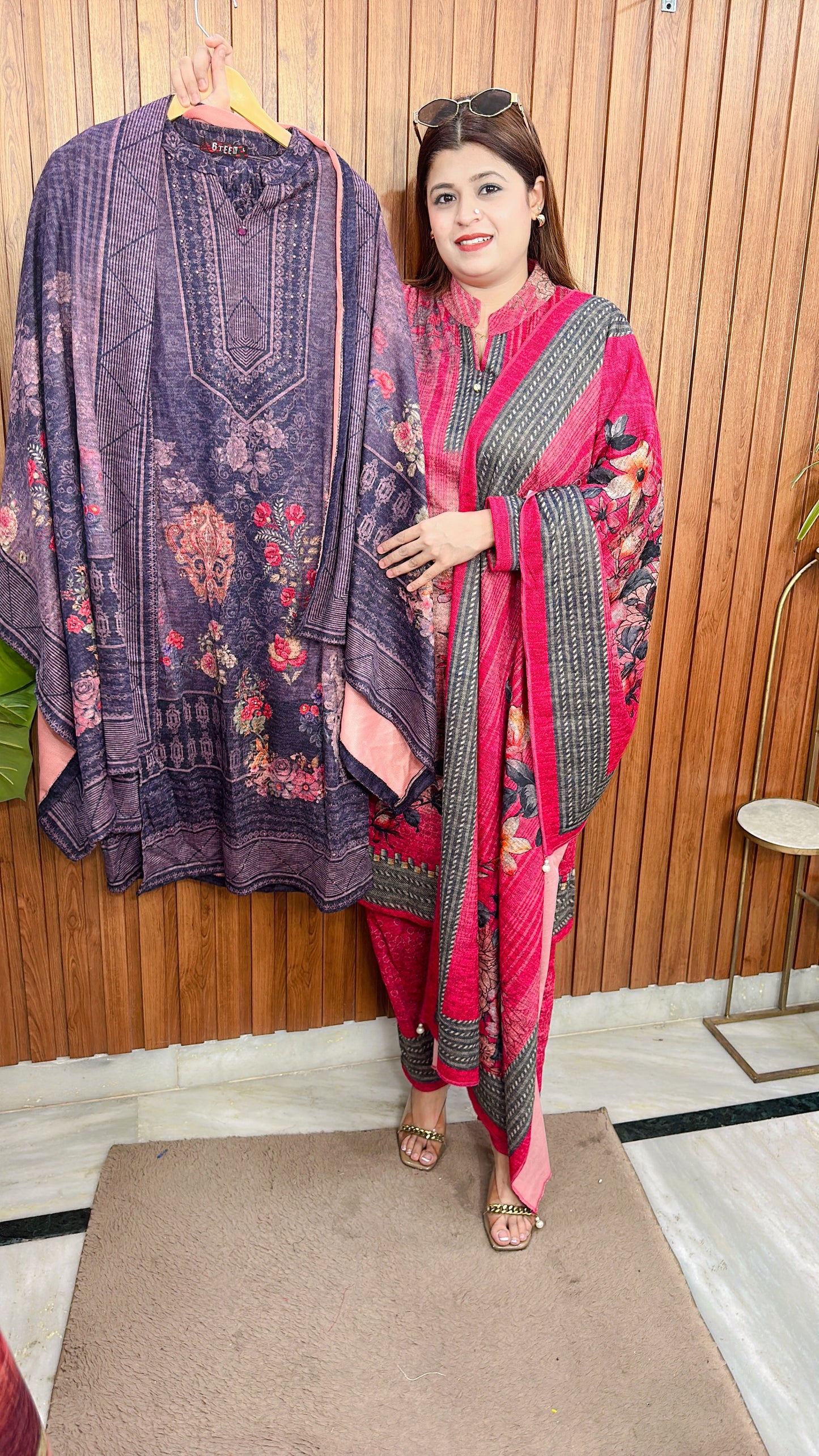 Karachi woolen suit Set