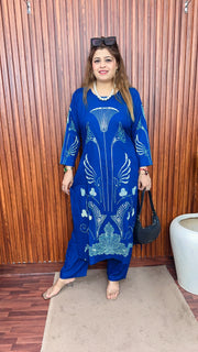 Tulip printed cotton Kurta set