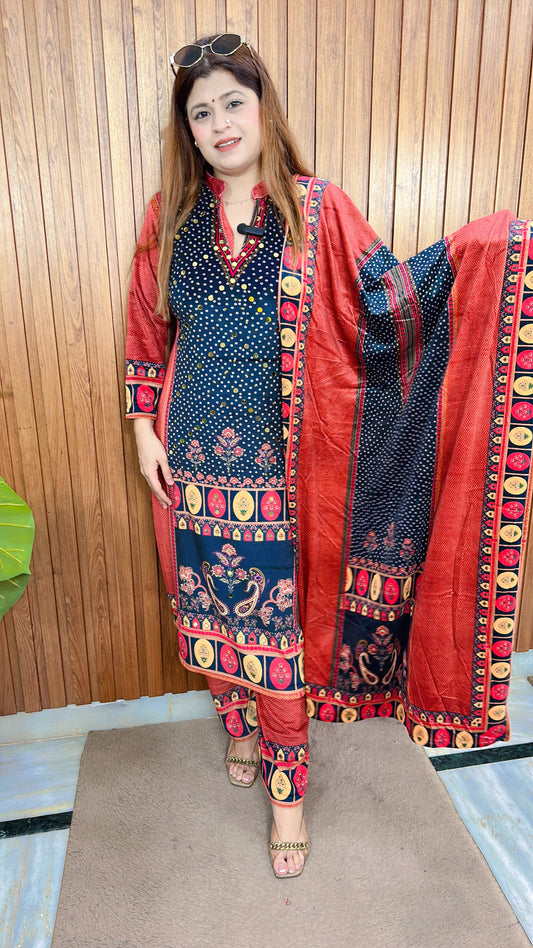 Super premium Digital velvet suit