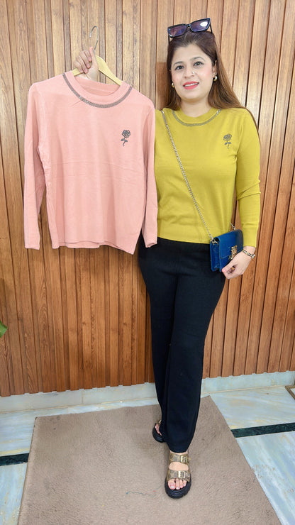 Servoski Rose knitted Tops