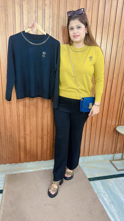 Servoski Rose knitted Tops