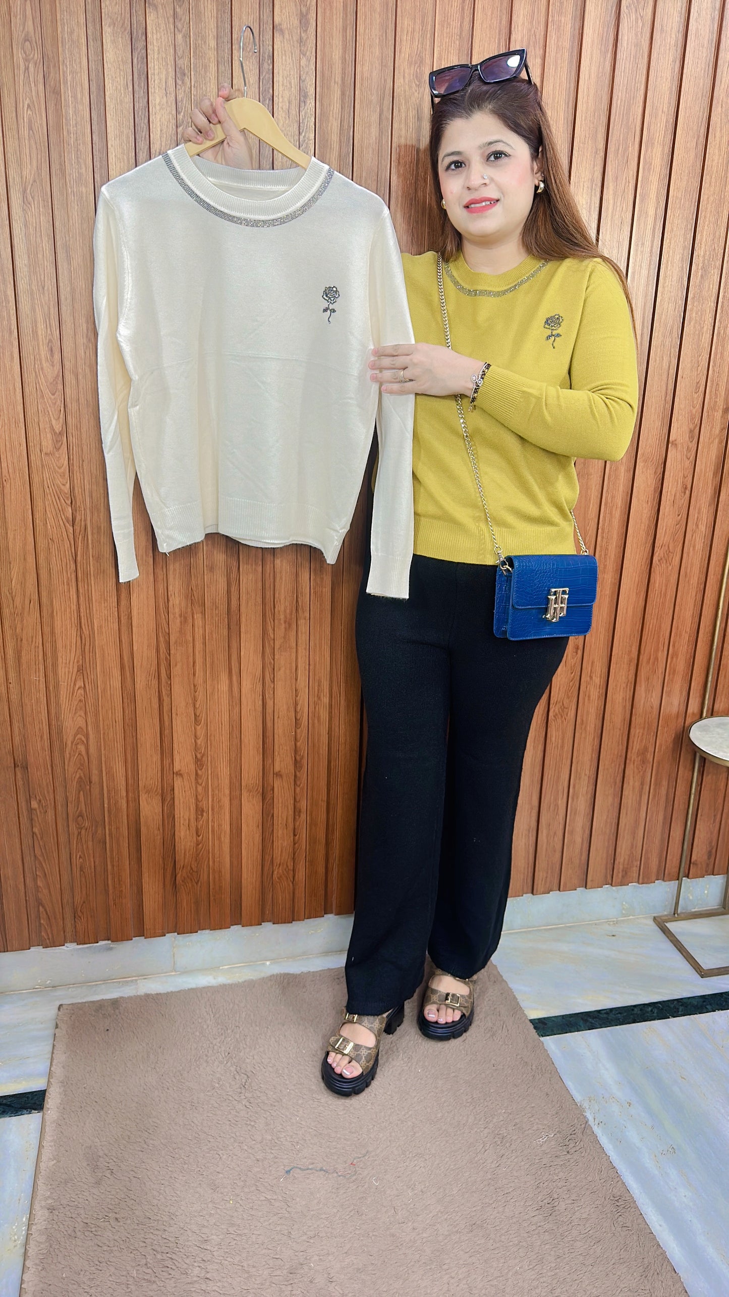 Servoski Rose knitted Tops