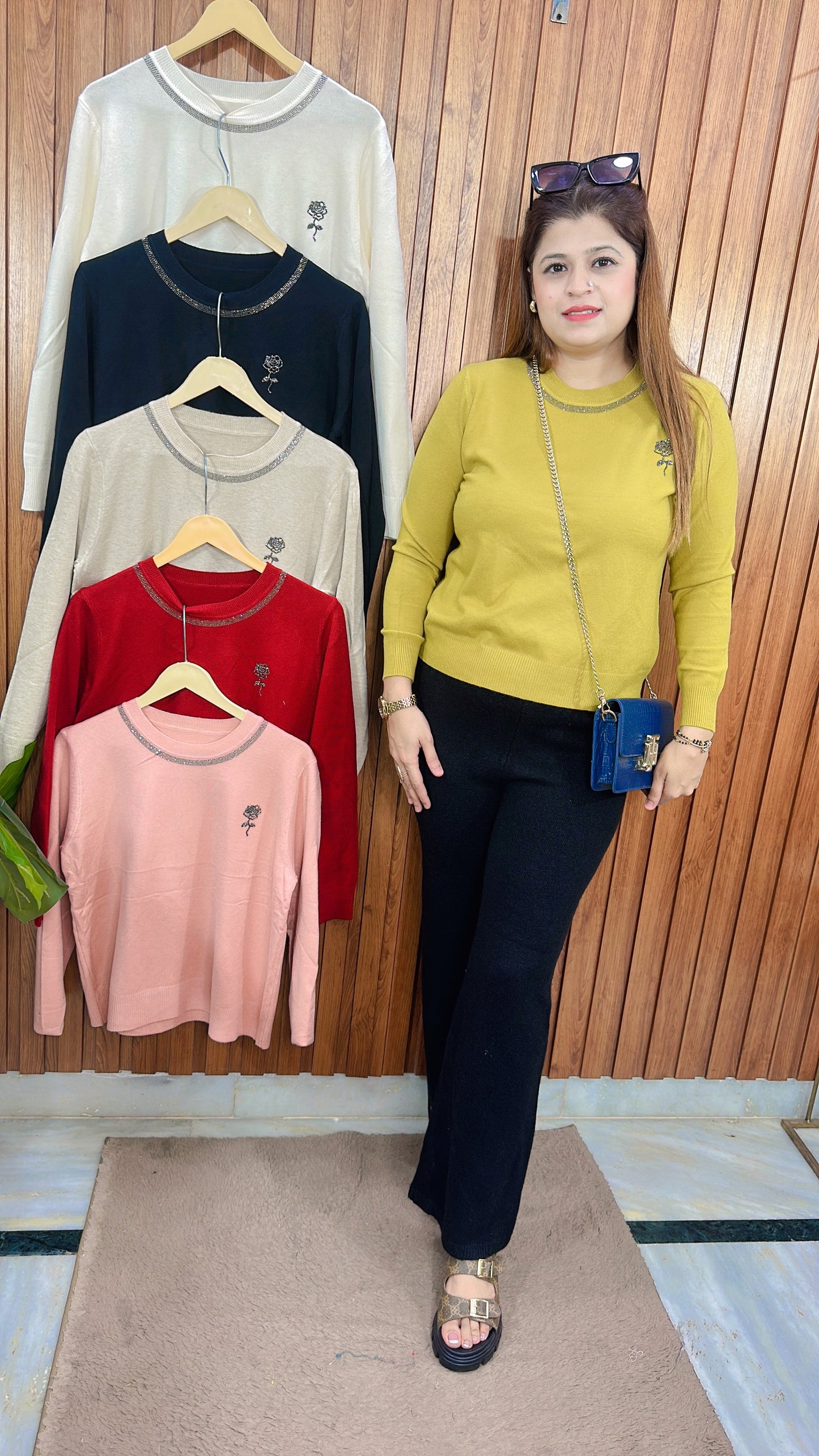 Servoski Rose knitted Tops