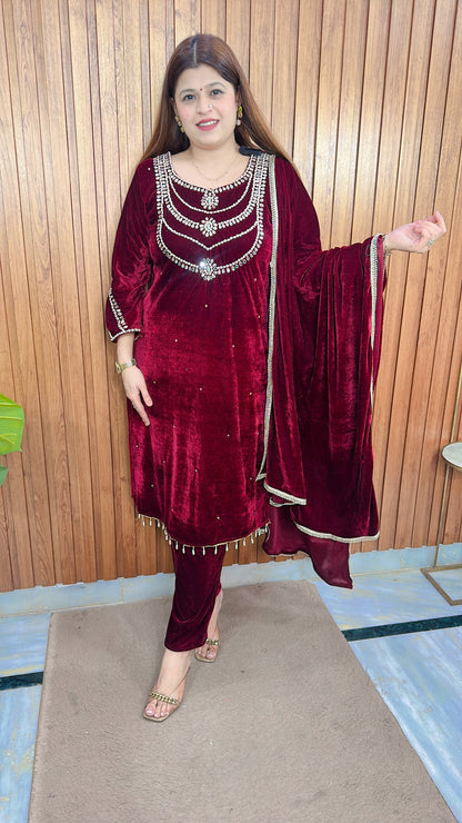 Premium Designer Velvet suit