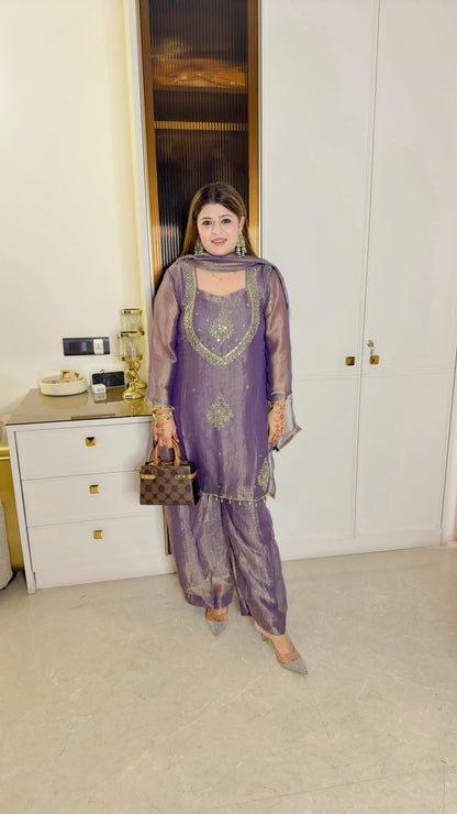 Noor glow suit set