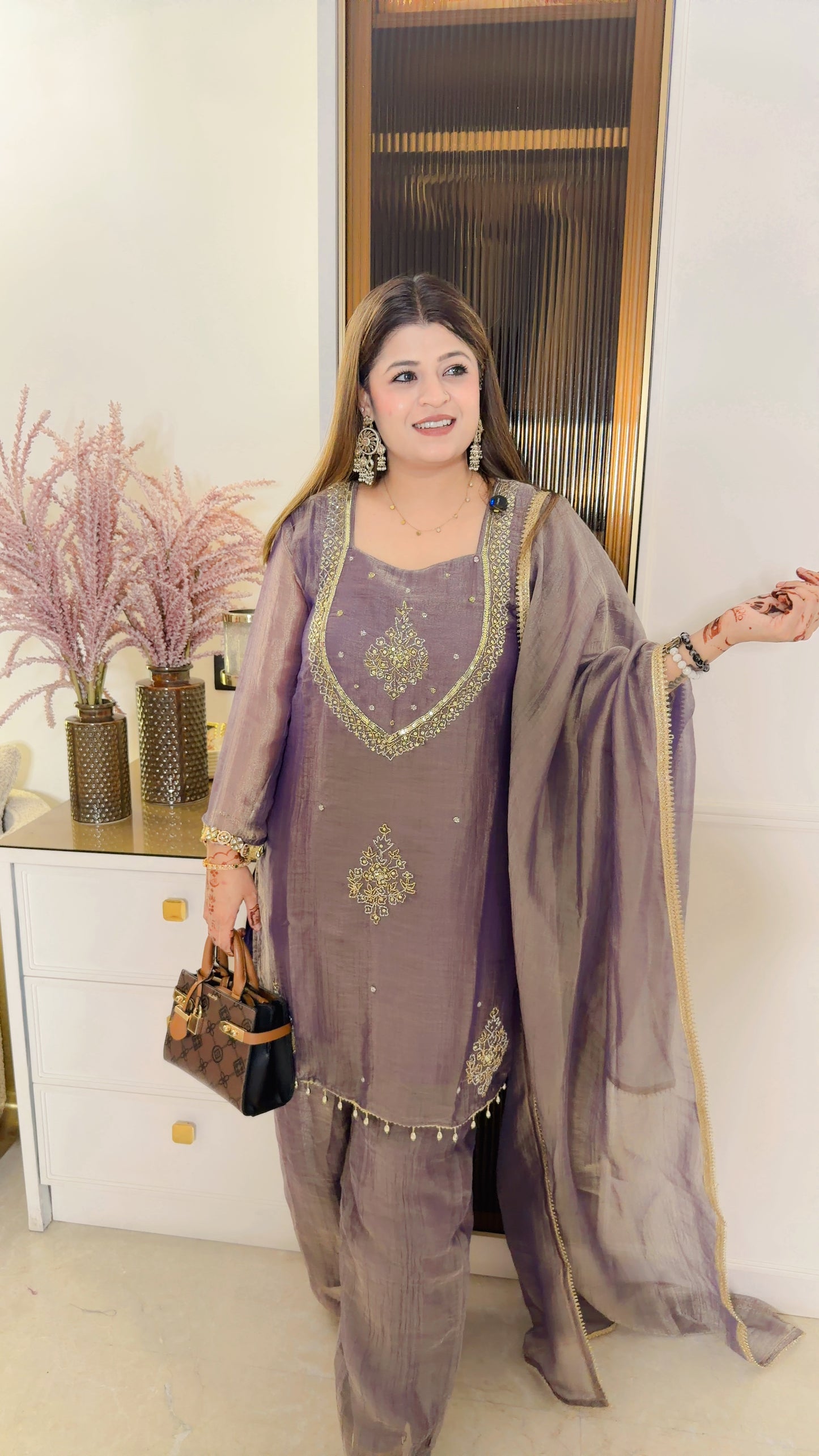 Noor glow suit set