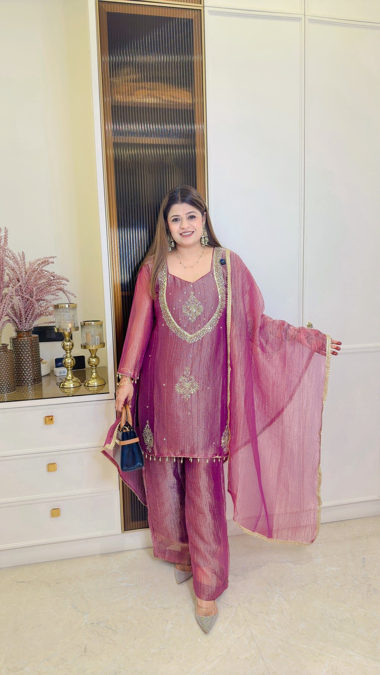 Noor glow suit set