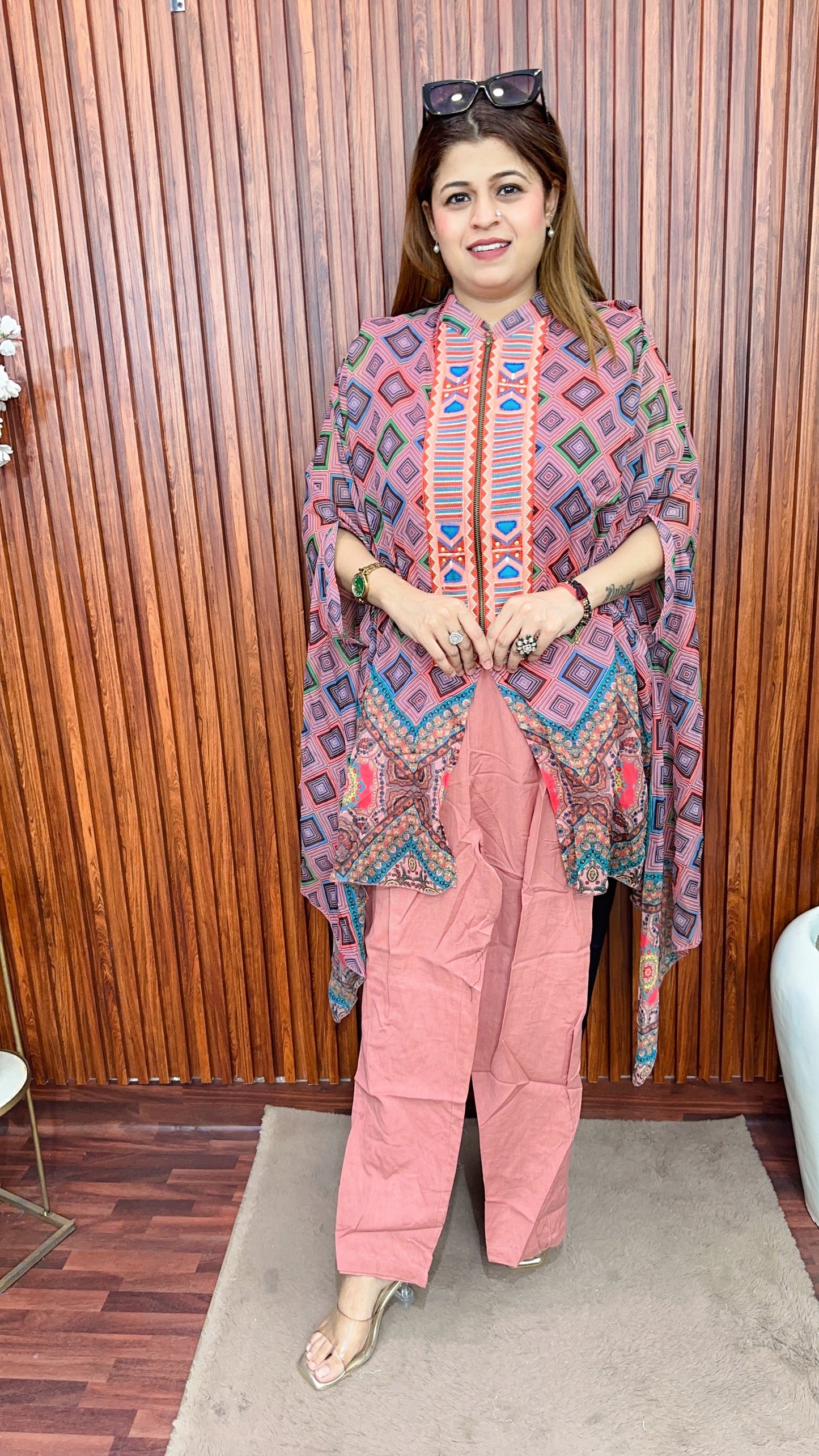 Georgette kaftan set