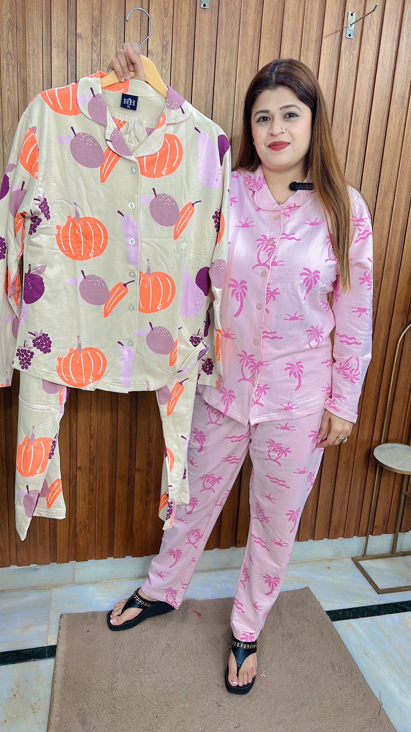 Cotton Tarry Hosiery Night suit