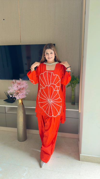 Pearl farshi suit set