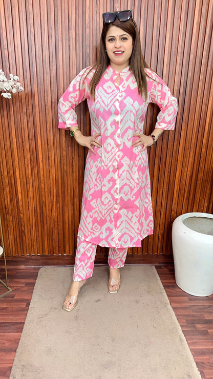 A line Pure cotton kurta set