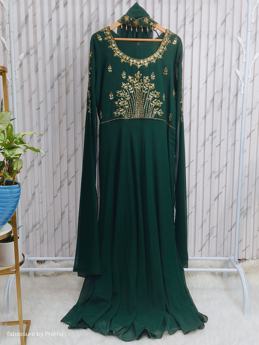 Green Long Gown