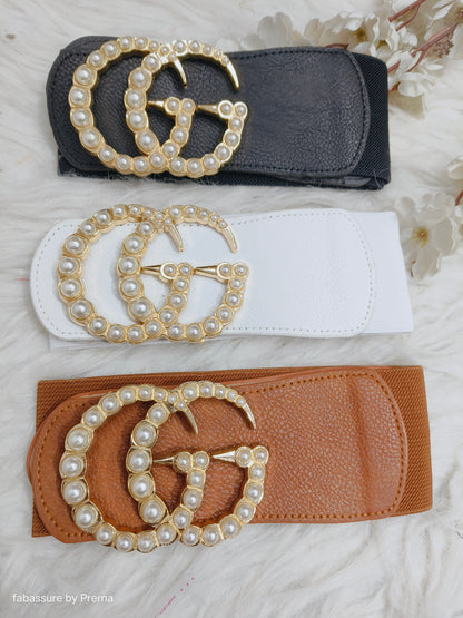 Premium Pearl GG Wide Belt